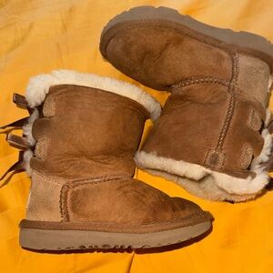 UGG Tan Shearling Kids Boots